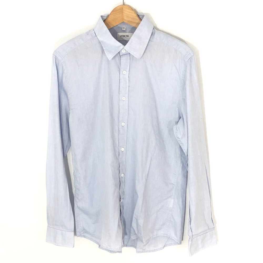 Hyden Yoo | Preston Cotton Blue Button Down